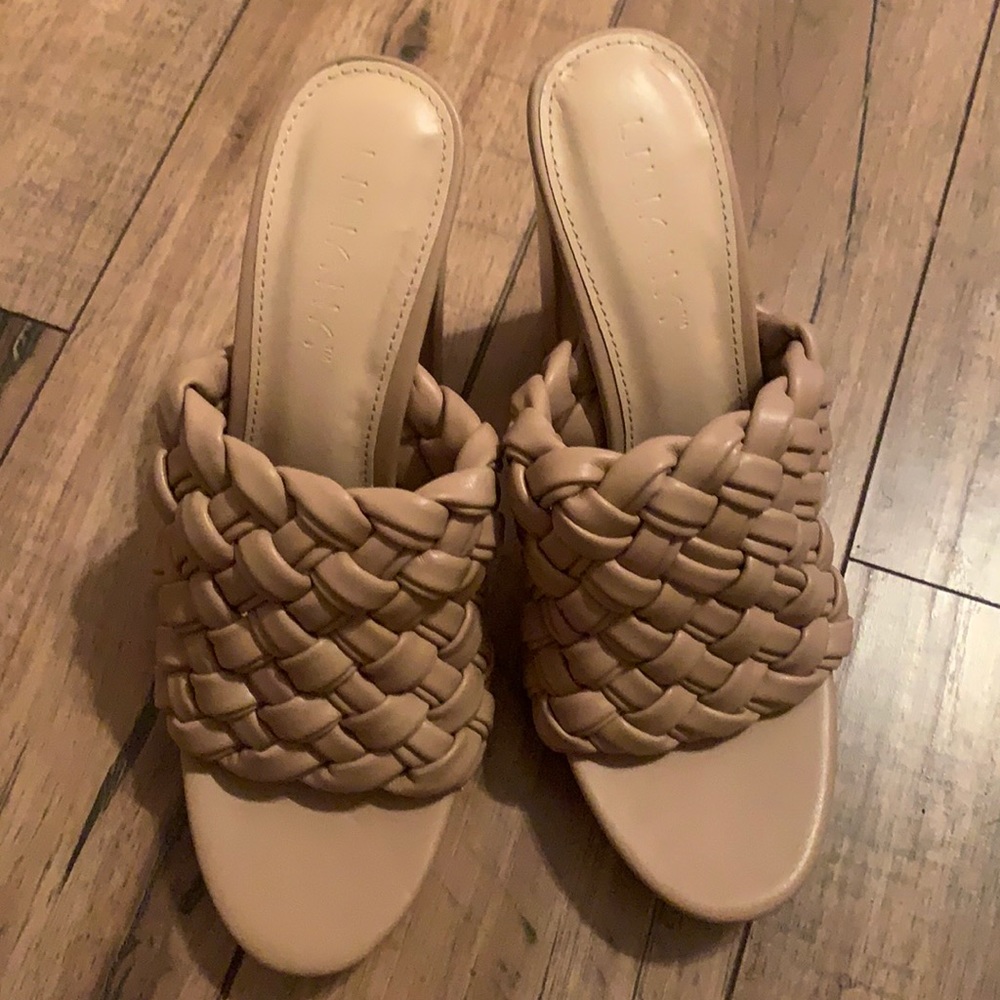 5” Woven Pattern Sandle Heel